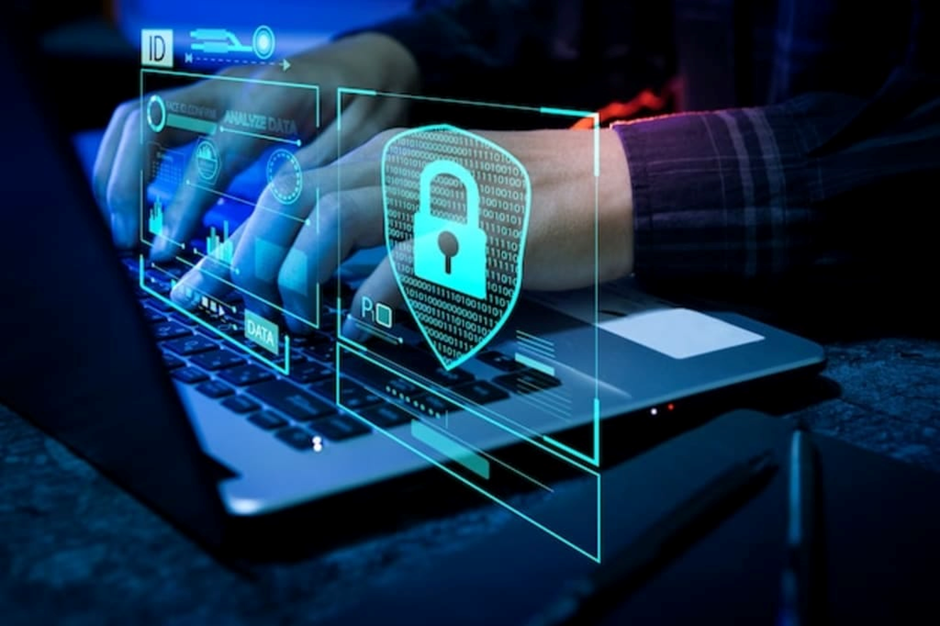 Cybersecurity protection on digital interface.