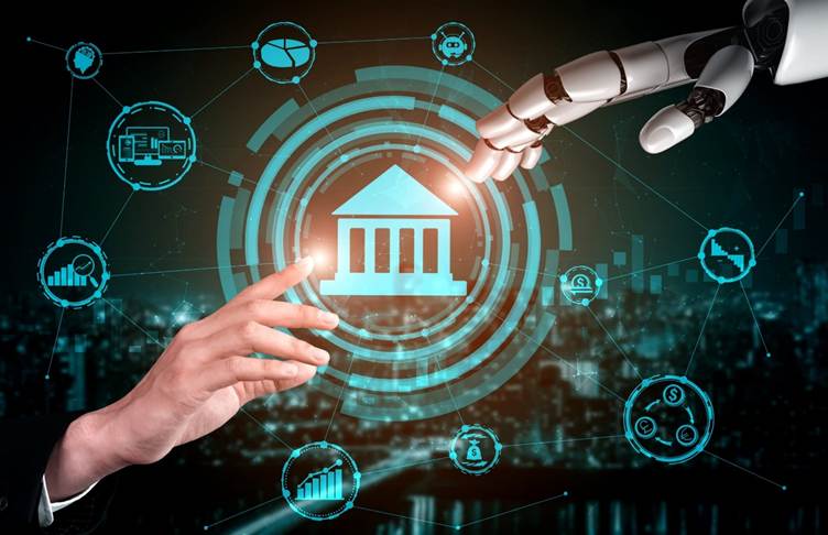AI in everyday life streamlining finance with smarter banking, robo-advisors, and fraud detection tools.